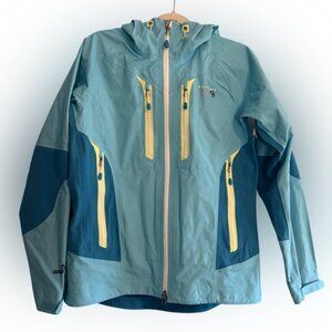 Mountain Hardwear Women’s Drystein II Hardshell Waterpoof Jacket Blue Medium